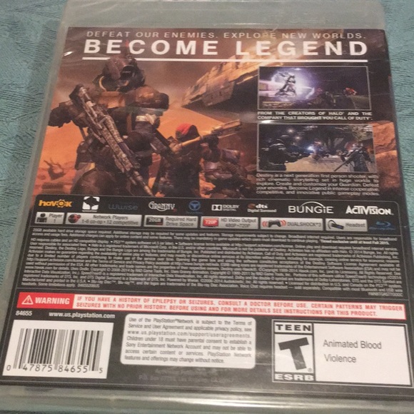 Destiny PS3 Video Game NEW factory sealed Rated T - Picture 3 of 5